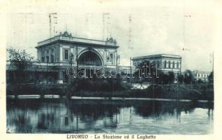 Livorno, La Stazione ed il Laghetto / railway station