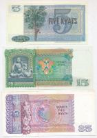 Burma ~1970-1980. 5K + 10K + 15K + 35K + Mianmar ~1990. 10K + 20K T:I,I-,II
Burma ~1970-1980. 5 Kya...