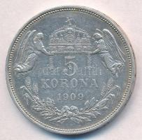 1909KB 5K Ag "Ferenc József" T:2,2- 
Adamo K7