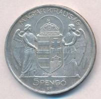 1939. 5P Ag "Horthy balra" T:1-,2 ph.
Adamo P8.2