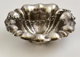 Ezüst(Ag) teaszűrű, jelzett, d: 7 cm, nettó: 16,7 g