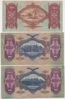 9db-os vegyes magyar forint, korona és pengő bankjegy tétel, közte 1848. 5Ft "Kossuth-bankó&quo...