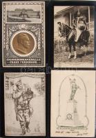 MILITÁRIA, I. világháború, uralkodók, hadvezérek, Kossuth, Rákóczi stb 960 darabos képeslapgyűjtemén...