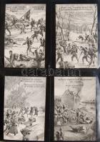 MILITÁRIA, I. világháború, uralkodók, hadvezérek, Kossuth, Rákóczi stb 960 darabos képeslapgyűjtemén...