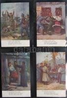 MILITÁRIA, I. világháború, uralkodók, hadvezérek, Kossuth, Rákóczi stb 960 darabos képeslapgyűjtemén...