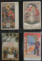 MILITÁRIA, I. világháború, uralkodók, hadvezérek, Kossuth, Rákóczi stb 960 darabos képeslapgyűjtemén...