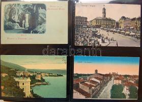 Külföldi országok képeslapgyűjtemény, 960 régi lap jobbakkal 3 albumban / Foreign countries, collect...