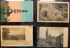 Külföldi országok képeslapgyűjtemény, 960 régi lap jobbakkal 3 albumban / Foreign countries, collect...