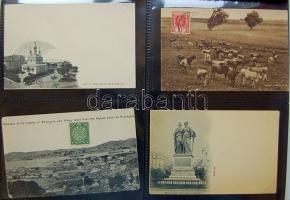 Külföldi országok képeslapgyűjtemény, 960 régi lap jobbakkal 3 albumban / Foreign countries, collect...