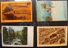 Magyarország képeslapgyűjtemény, 1.280 régi képeslap 4 albumban sok jó lappal / HUNGARY vintage post...