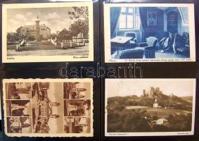 Magyarország képeslapgyűjtemény, 1.280 régi képeslap 4 albumban sok jó lappal / HUNGARY vintage post...