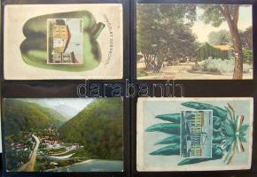 Magyarország képeslapgyűjtemény, 1.280 régi képeslap 4 albumban sok jó lappal / HUNGARY vintage post...