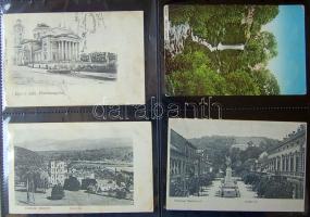 Magyarország képeslapgyűjtemény, 1.280 régi képeslap 4 albumban sok jó lappal / HUNGARY vintage post...