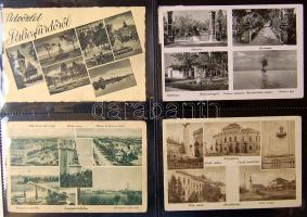 Magyarország képeslapgyűjtemény, 1.280 régi képeslap 4 albumban sok jó lappal / HUNGARY vintage post...