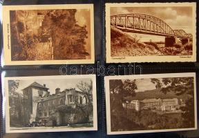 Magyarország képeslapgyűjtemény, 1.280 régi képeslap 4 albumban sok jó lappal / HUNGARY vintage post...