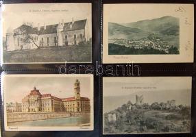 Magyarország képeslapgyűjtemény, 1.280 régi képeslap 4 albumban sok jó lappal / HUNGARY vintage post...