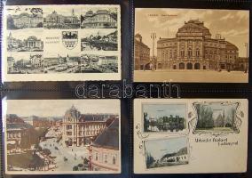 Magyarország képeslapgyűjtemény, 1.280 régi képeslap 4 albumban sok jó lappal / HUNGARY vintage post...