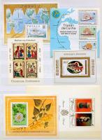 Motivum tétel az egész világból 4 berakóban, 1 berakó postatiszta / Nice tematic lot from the world ...