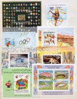 Motivum tétel az egész világból 4 berakóban, 1 berakó postatiszta / Nice tematic lot from the world ...