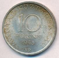 1948. 10Ft Ag "Széchenyi" T:1-,2 patina
Adamo EM2