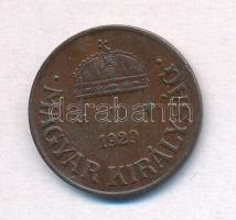 1929. 1f Br T:2 
Hungary 1929. 1 Fillér Br C:XF 
Adamo P1