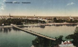 Újvidék, Novi Sad; hajóhíd / pontoon bridge