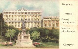 Genova, Hotel Savoy Majestic and Londres Continental