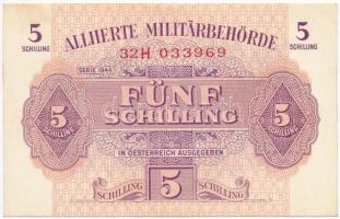Ausztria / Szövetséges megszállás 1944. 5 Sch T:I,I-  Austria / Allied occupation 1944. 5 Schilling C:UNC,AU  Krause 105