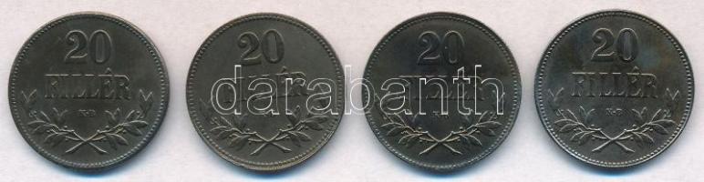 1916KB-1921KB 20f Fe (4xklf) T:1,1-