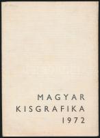 Magyar kisgrafika 1972 mappa. 30 db linómetszet (Ágotha, Bordás, Fery, Gyulai,Reich,Rékassy, Rozanit...