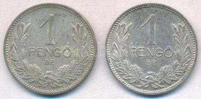 1927-1938. 1P Ag (2xklf) T:1-,2