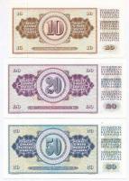 Jugoszlávia 1968. 10D + 1978. 20D + 50D + 500D + 1000D T:I,I-
Yugoslavia 1968. 10 Dinara + 1978. 20...