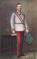 IV. Károly király / Charles IV of Hungary IV. Károly király koronázása napján So. Stpl