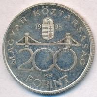1995. 200Ft Ag "Deák" T:2(PP)
Adamo F13.1
