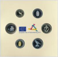 2011. 5Ft-200Ft (6xklf) "Az Európai Unió Tanácsának magyar elnöksége" forgalmi sor szettbe...