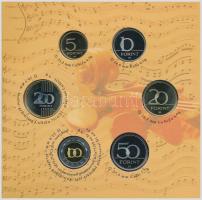 2009. 5Ft-200Ft "Haydn" (6xklf) forgalmi érme sor + "Joseph Haydn" Ag emlékérem ...