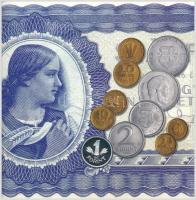 2006. 1Ft-100Ft (8xklf) forgalmi sor szettben, benne 1946-os 1Ft Ag "Hatvanéves a Forint" ...