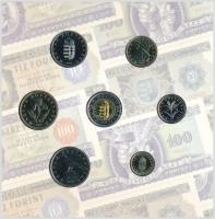 2006. 1Ft-100Ft (8xklf) forgalmi sor szettben, benne 1946-os 1Ft Ag "Hatvanéves a Forint" ...