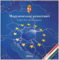 2004. 1Ft-100Ft (7xklf) forgalmi sor szettben + 2004. 50Ft Magyarország az EU tagja T:PP Adamo FO38.1