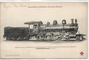 Mozdonyok képeslapgyűjtemény, 116 db régi lap albumban / Locomotives, 116 vintage postcards in album