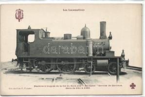 Mozdonyok képeslapgyűjtemény, 116 db régi lap albumban / Locomotives, 116 vintage postcards in album