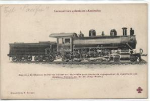 Mozdonyok képeslapgyűjtemény, 116 db régi lap albumban / Locomotives, 116 vintage postcards in album