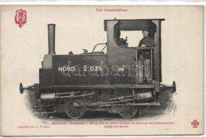 Mozdonyok képeslapgyűjtemény, 116 db régi lap albumban / Locomotives, 116 vintage postcards in album