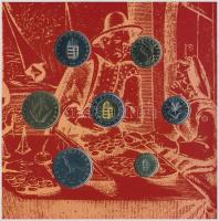 2001. 1Ft-100Ft (7xklf) forgalmi sor dísztokban, "Magyarország pénzérméi" sorozat T:BU 
A...