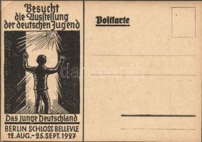 8 db RÉGI német reklám és propaganda művész motívumlap / 8 pre-1945 German advertisement and propaganda art motivecards
