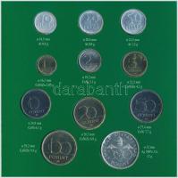 1995. 10f-200Ft (11xklf) forgalmi sor dísztokban, benne 200Ft Ag "Deák", "Magyarorszá...