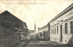 Nagykanizsa, Szent Ferencrendiek plébánia temploma, utca  (fl)