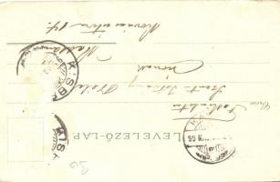 1899 Kisbér, Wenckheim-emlék, Római katolikus templom, Kozma-emlék, Pokol-domb, Törzsmén istálló. Ca...