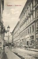 Budapest VIII. Sándor utca (mai Bródy Sándor utca), Dohány és szivar üzlet, papírüzlet