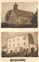~1940 Bükkszenterzsébet, Római katolikus templom, Hengermalom, munkások. photo